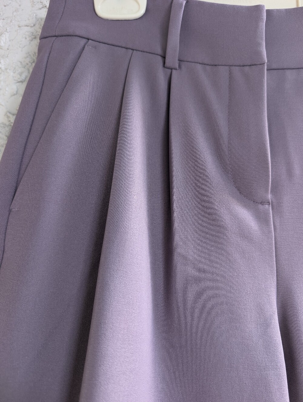 Rw&Co High Waisted Purple Dress Pants